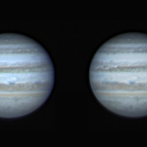 木星　立体視写真