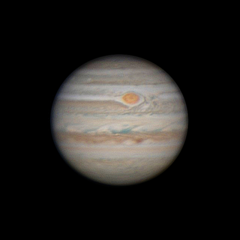 木星と大赤斑 2018/04/22