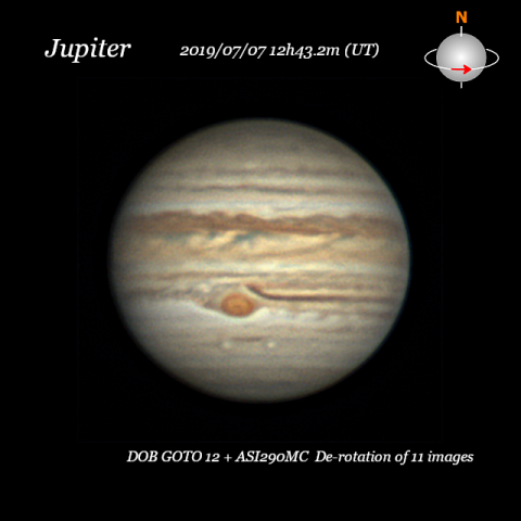 七夕の木星　2019/07/07