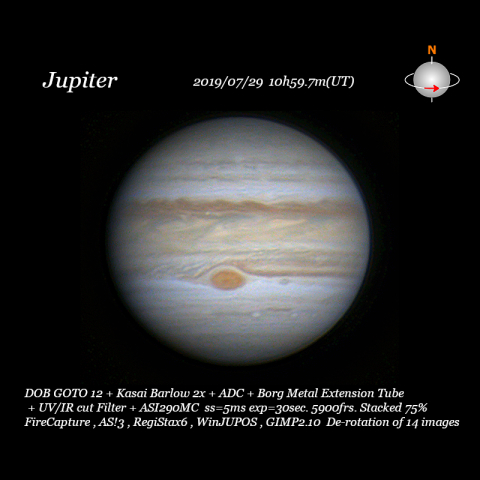 木星　2019/07/29