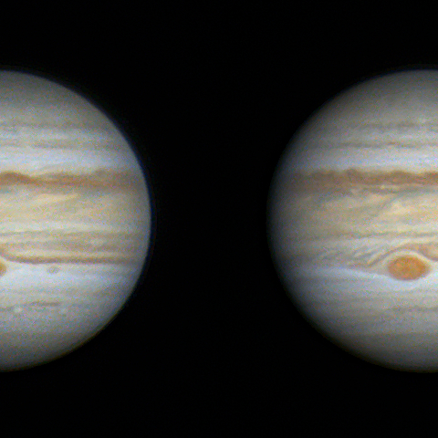 木星 立体視 2019/07/29