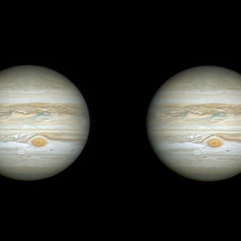 木星 立体視　2020/08/01