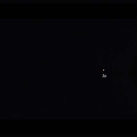 木星とガリレオ衛星 2020/08/25