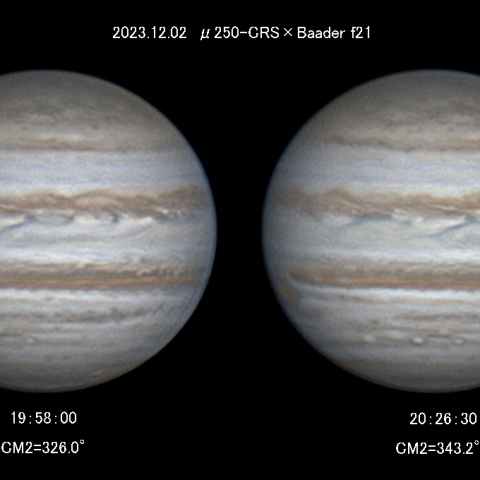 12/2 木星の自転
