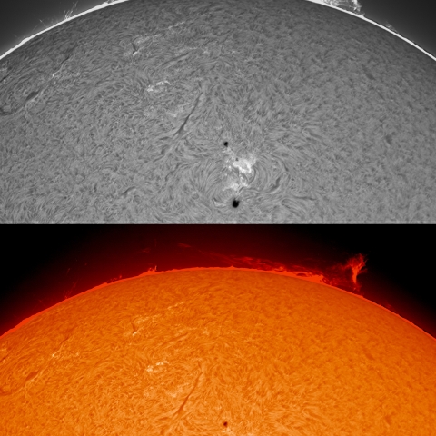 07/23プロミネンス拡大