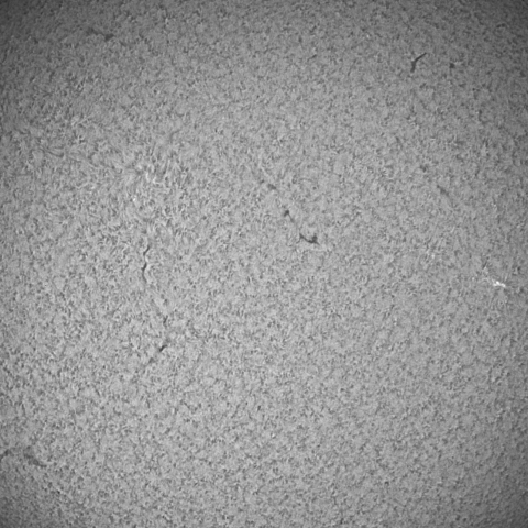 12/25の太陽（中央面拡大）