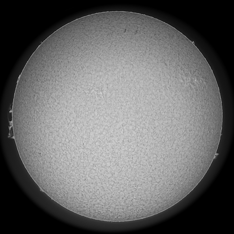 3/7の太陽（モノクロ）