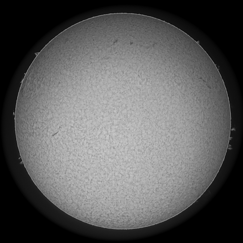 3/20の太陽(モノクロ)