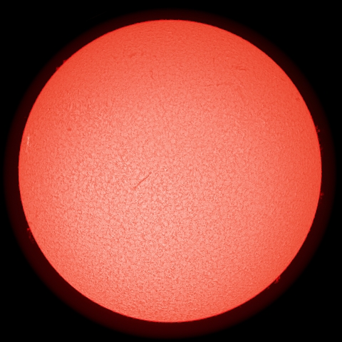 3/22の太陽（擬似カラー）