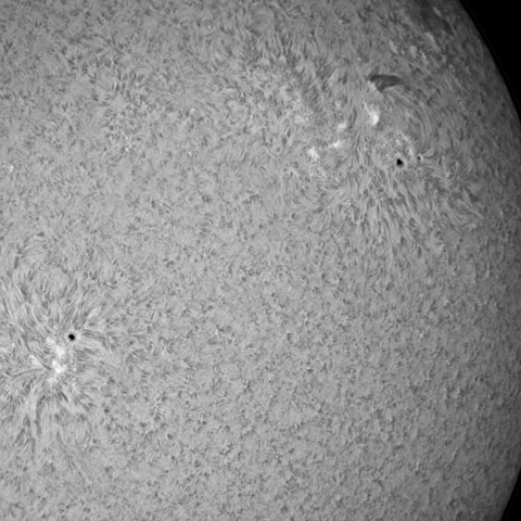 4/28の太陽活動域