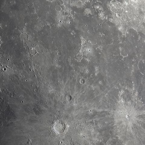 コペルニクス火口付近