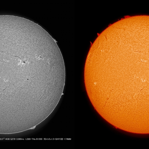 5/10 　 太陽Ｈα