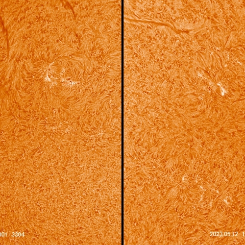 5/12 　 太陽Ⅲの擬似カラー化