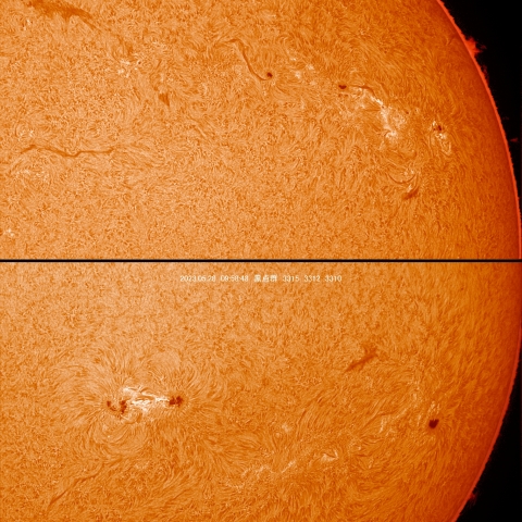 5/28 太陽 黒点群付近