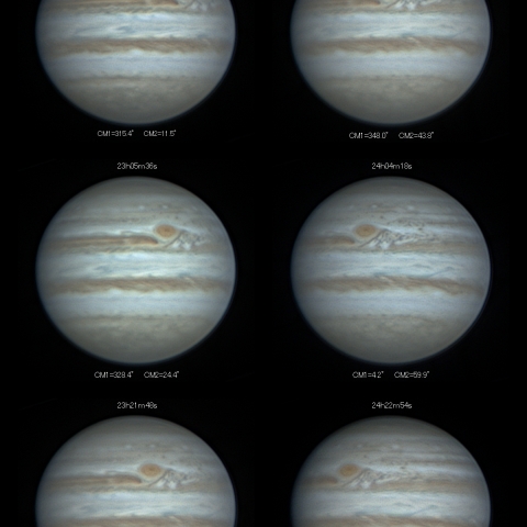 9/28  大赤斑の自転