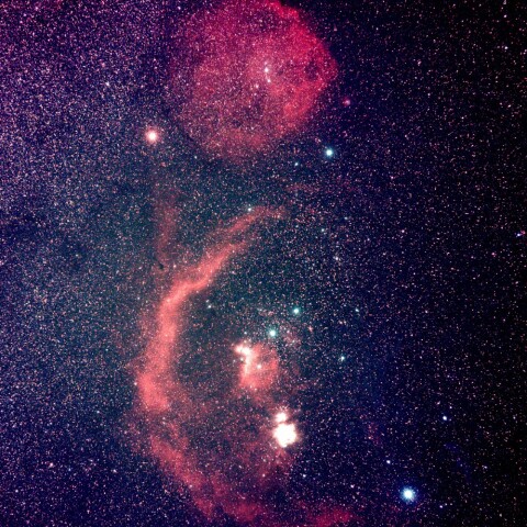 オリオン座赤景