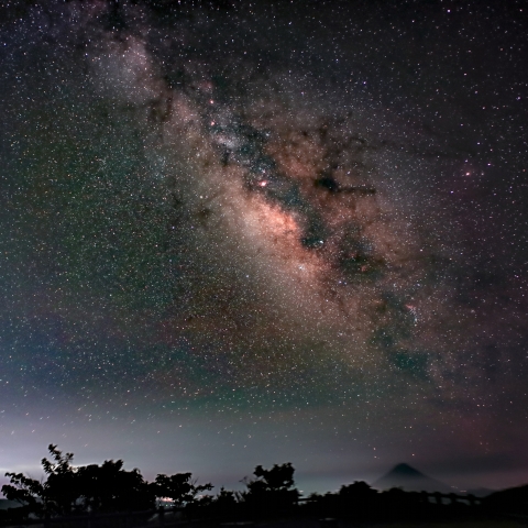 天の川～開聞岳
