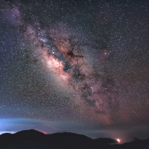 星降る岡展望所から　(2)