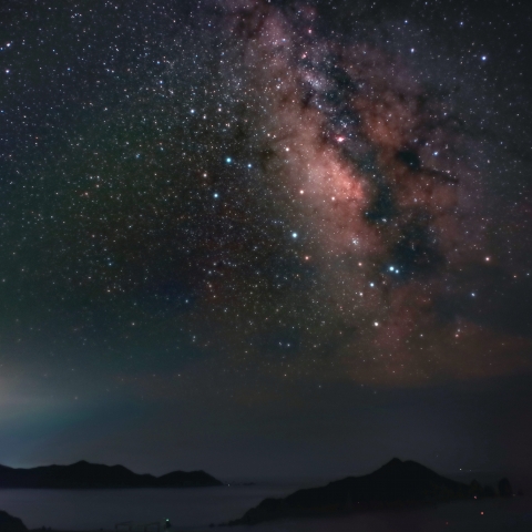 東シナ海上の天の川