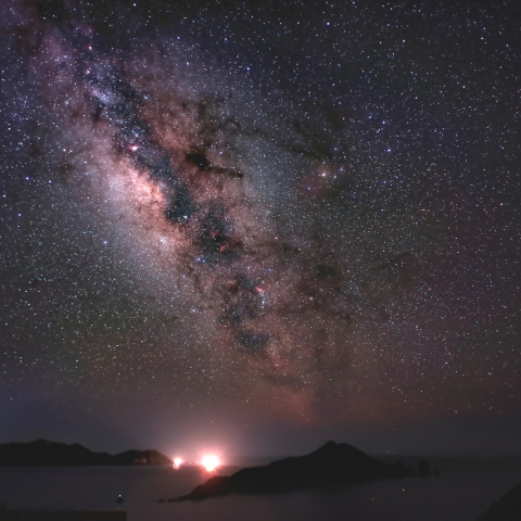 東シナ海上の天の川 (2)