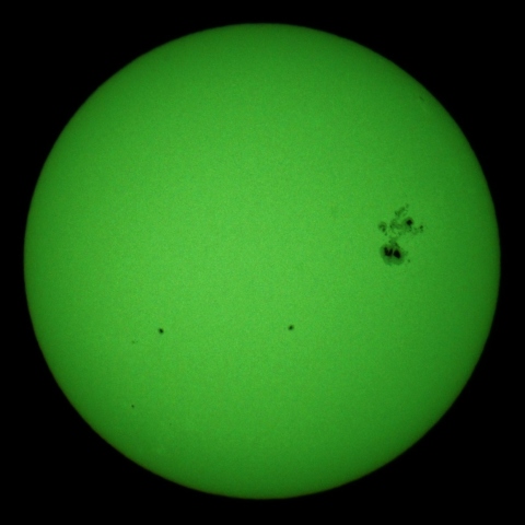 肉眼黒点　１０／２６