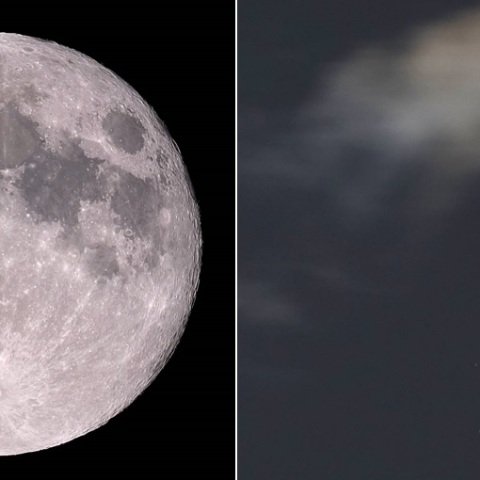 月齢14.6の月と木星のランデブー♡