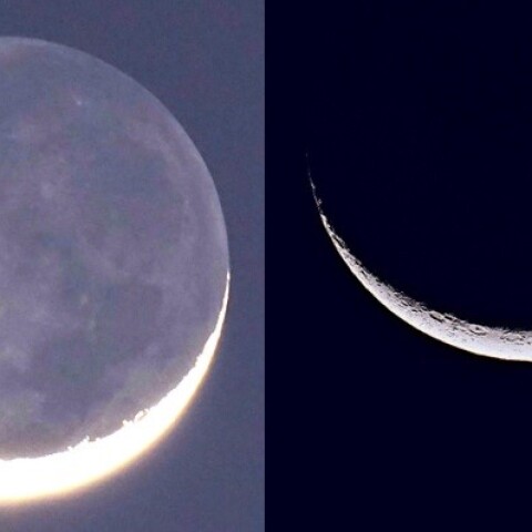 月齢2.3の三日月さん