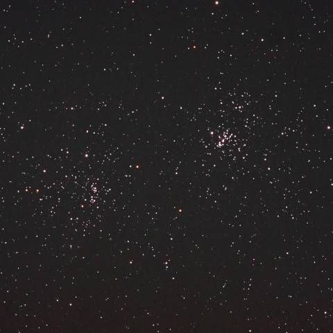 ペルセウス二重星団・☆いくつ？