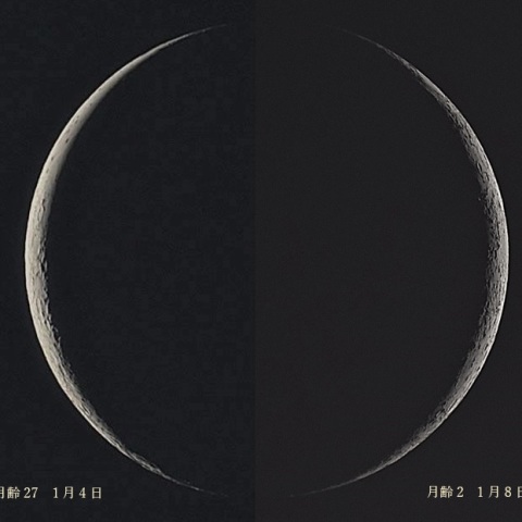 めぐり廻る繊月