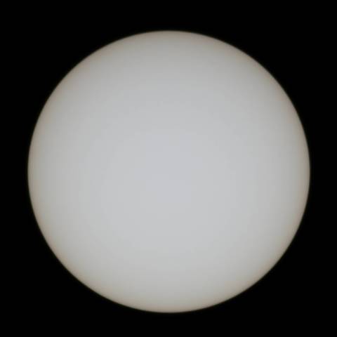 初めてのお日様撮影