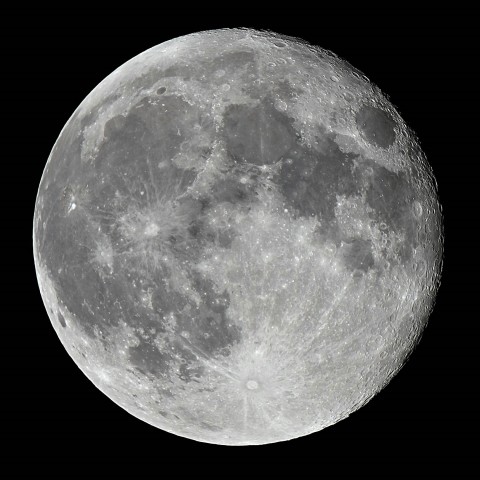 明け方の十六夜(いざよい)