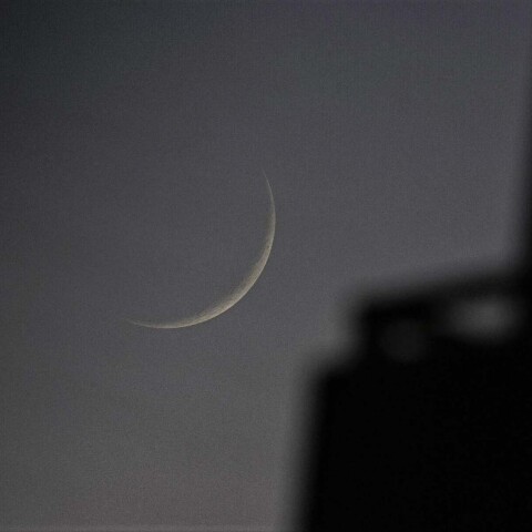 三日月の隠れん坊　(・・?