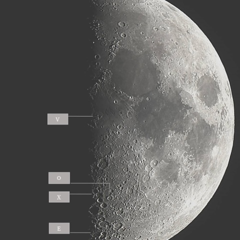 月に書いたラブレター♡