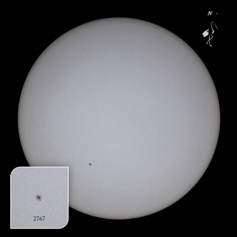 ☁☔慌ただしい中の黒点