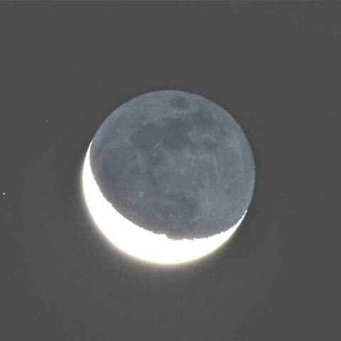 さそり座の星達と遊ぶ地球照