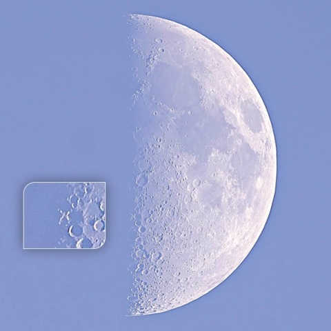 白昼の月面X　5/27