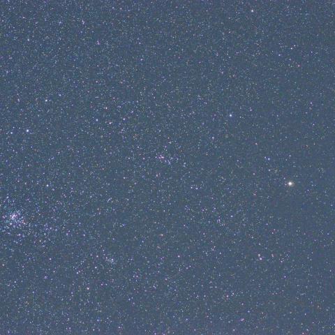 彗星と二重星団