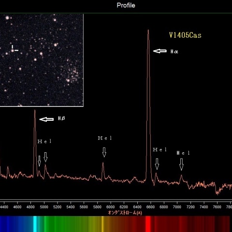 V1405Cas　スペクトル