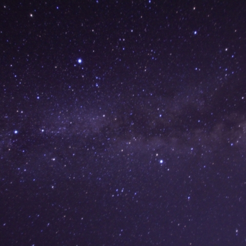 夏の大三角と天の川