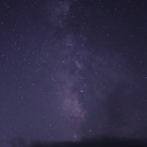 秋のいて座天の川