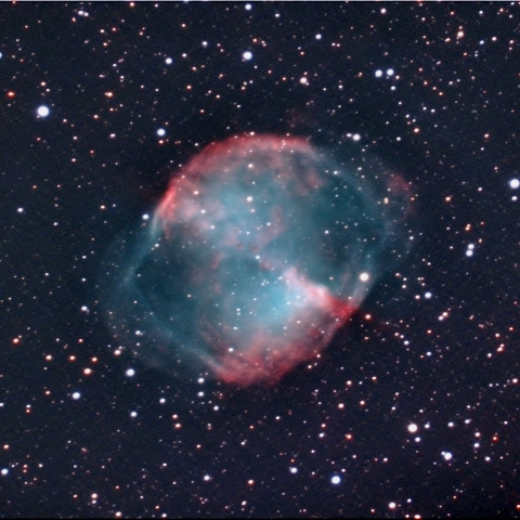 冷却CMOSカメラによるM27