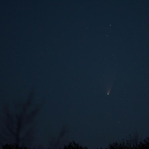 21日のパンスターズ彗星