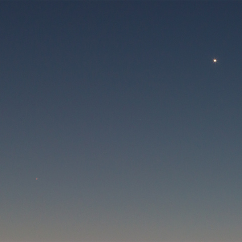 水星と金星の接近