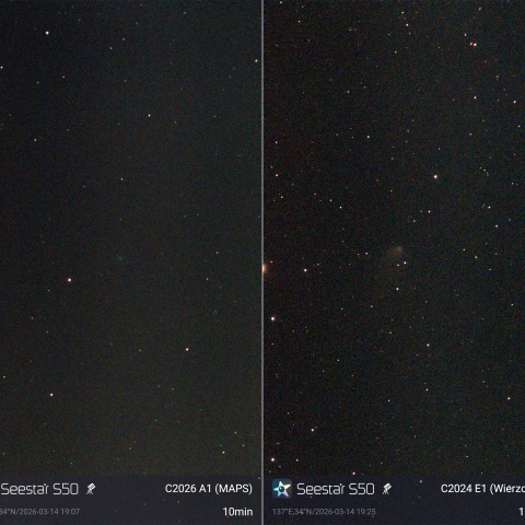 C/2026 A1(MAPS)&C/2024 E1(Wierzchos)