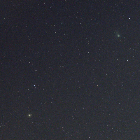 パンスターズ彗星(C/2017 K2)とM107