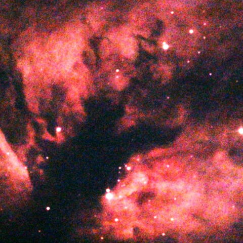 燃える木星雲