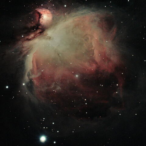 アクロマート屈折望遠鏡によるＭ４２