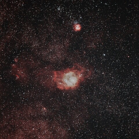 Ｍ８　干潟星雲付近