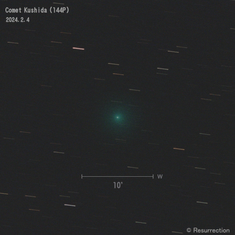 串田彗星 (144P) 2024.2.4