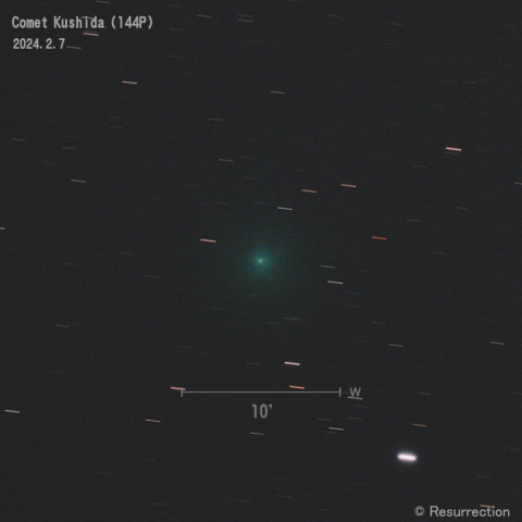 串田彗星 (144P) 2024.2.7